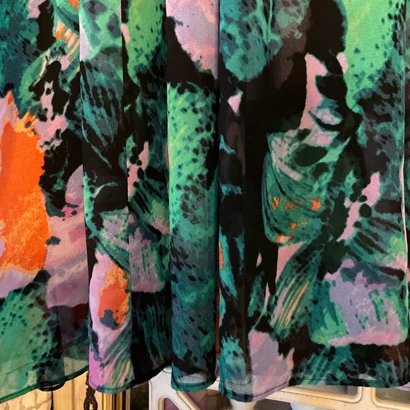 Moda International Floral Sun Dress Size Medium - Picture 9 of 13